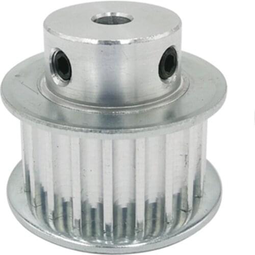 5M-16T Timing Pulley Bore 5/6/6.35/8/10/12 mm, Aluminum Belt Pulley Slot Width 16/21 Mm For Width 15/20mm 5M-rubber Timing Belt