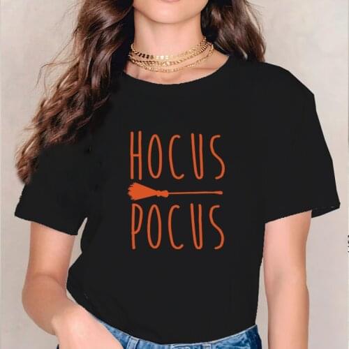 Halloween Shirt Witch Costume Vintage Clothes Woman Halloween Party Outfit Witchy Tee Kawaii Tops Women 2021 Punk Clothes