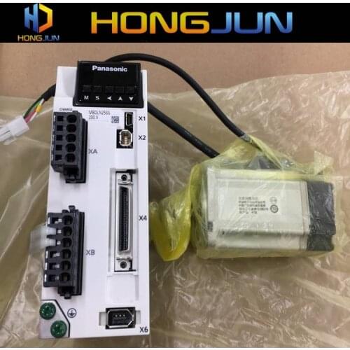 New and genuine Panasonic Servo Motor A6 MHMF042L1U2M+MBDLN25SG with cable set servo kit