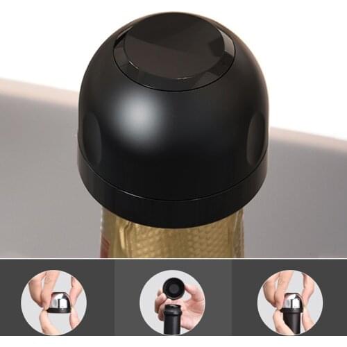 Silicone Sealed Champagne Stopper Wine Bottle Plug Beer Soda Bottles Cover Leak Free Closures Party Kitchen Bar Tools