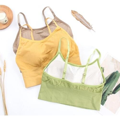 Sports Underwear For Fitness Solid Yoga High Elastic Free Size Breathable Sexy Women Running Tops Gym Bra Indoor