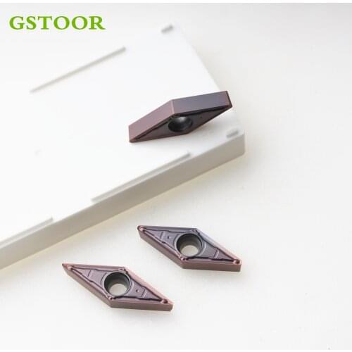 10PCS VBMT160404 VBMT160408 MV GM9030 CNC Lathe Cutter Cutting Carbide Inserts Turning Tools Parts For Stainless Steel