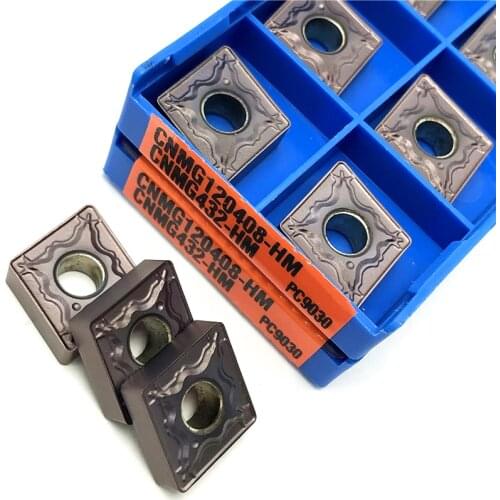 CNMG120404 HM PC9030 CNMG120404 HM NC3030 External Turning Tool Carbide insert High quality Lathe ToolCNMG 120404 turning insert