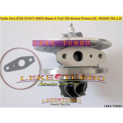 Oil Cooled Turbo cartridge CHRA GT1849V 727477 727477-5007S 727477-0005 14411AW40A 14411-AW400 For Nissan X-Trail T30 2.2L 136HP