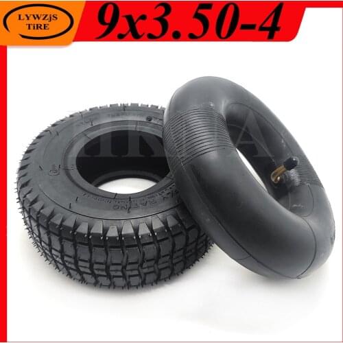 High Quality 9x3.50-4 Inner and Outer Tyre 9 Inch Pneumatic Wheel Tire for Mini Tricycle, Electric Scooter Accessories