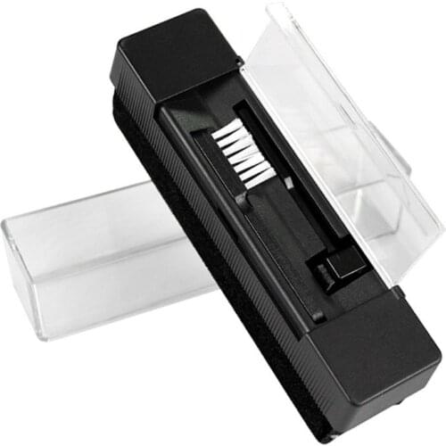 1Set Carbon Fiber Velvet Anti Static Cleaning Brush for LP Vinyl Records Tools