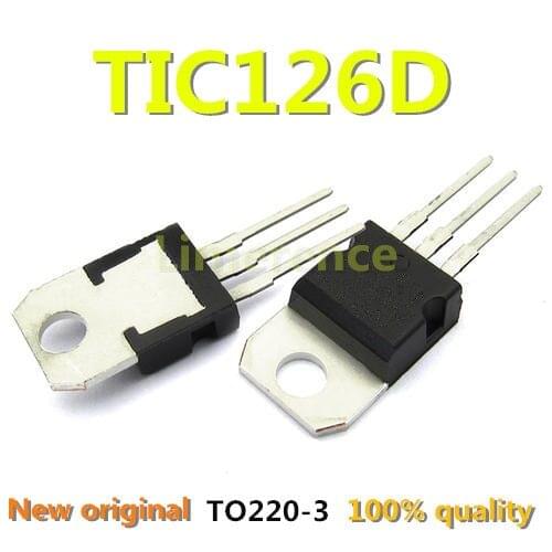 10PCS TIC126D 8A 600V TO-220 integrated circuit Support recycling all kinds of electronic components