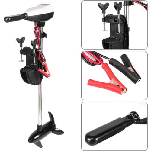 12V 28lbs Brushed Multi-Gear Electric Mount Trolling Motor with Propeller for Inflatable Boat fishing boats motors boat motors