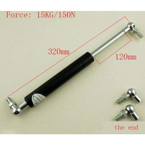 120pcs 18-8mm 50n not 150n 320mm central distance, 120mm stroke, Ball End Lift Support Auto Gas Spring, Shock absorber