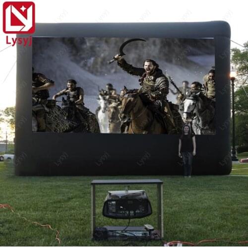 3.35x2.0m Outdoor 16:9 Inflatable Cinema Inflatable Movie Screen, Inflatable Film TV Screen For Sale (Customize 8*4.5 / 9*6.1m)