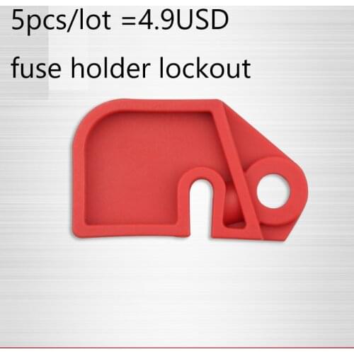 5pcs/lot Universal Fuse Holder Lockout for BS38 fuse carriers