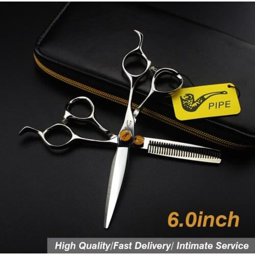 6.0"Sale Silver Japanese Hair Scissors Cheap Hairdressing Scissors Shears Hairdresser Shaver Haircut scissors