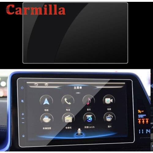 Car Styling 1PCS GPS Navigation Tempered Screen Protector Cover Protective Film for Toyota C-HR CHR C HR 2016 2017 2018 2019