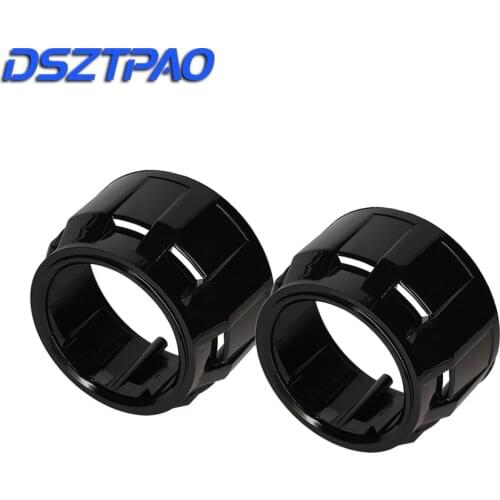 Car Styling 2.5 Inch Bi Xenon HID Projector Lens Black Shrouds Hood Mask Auto Motorcycle Headlight Retrofit Light Casing Cover