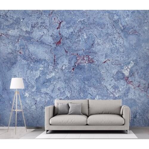 Bacaz Abstract Blue Texture Marble Photo Wallpaper 3d wallpaper sticker mural Marble Wallpapers for living room 3d wall murals