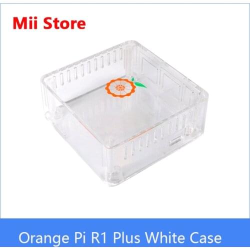 Orange Pi White ABS Transparent Case for R1 Plus Board Only