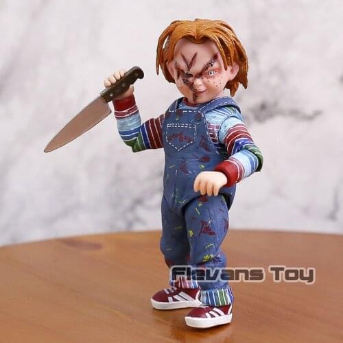 NECA Good Guys CHUCKY Childs Play Scary Bride of Chucky PVC Action Figure Collectible Model Toy Horror Doll