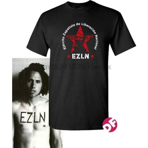 EZLN Zapatista Tshirt Rage Against the Machine RATM Zack de la Rocha T-shirt NEW