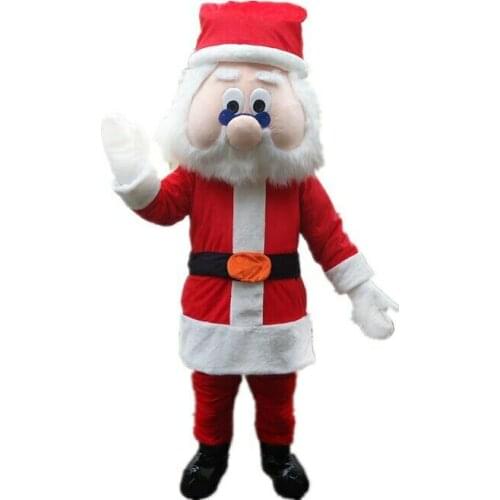 Christmas Santa Claus Mascot Costume Adults Cosplay Fancy Dress Party Carnival Birthday Party Advertising Opening Carnival