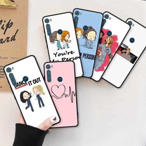 Series Greys Anatomy Case for Motorola Moto G9 Play G8 Power Lite One Fusion Plus Hyper G30 Black G Stylus Phone Cover Funda