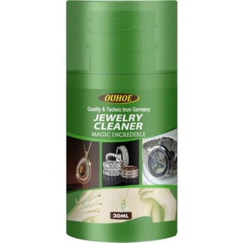 Jewelry Diamond Cleaner Porous Gems Dazzle Jewelry Silver Platinum Lighting Sterling Free Clean 30ml Metal Polish