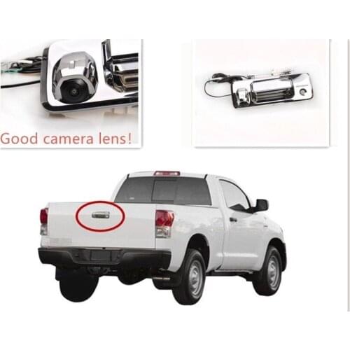 Tailgate Handle Rear Reverse Backup Camera For Toyota Tundra 2015-2017 Chrome