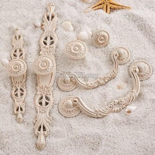 Top Designed 10PCS European Rural Style Kitchen Door Furniture Handles Cupboard Drawer Wine Wardrobe Cabinet Pulls Handles&Knobs