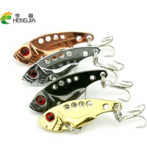 100Pcs Metal VIB Lures 3.5cm 3.2g Vibration Spoon Lure Fishing Lure Bass VIB bait artificial bait cicada lure vib bait