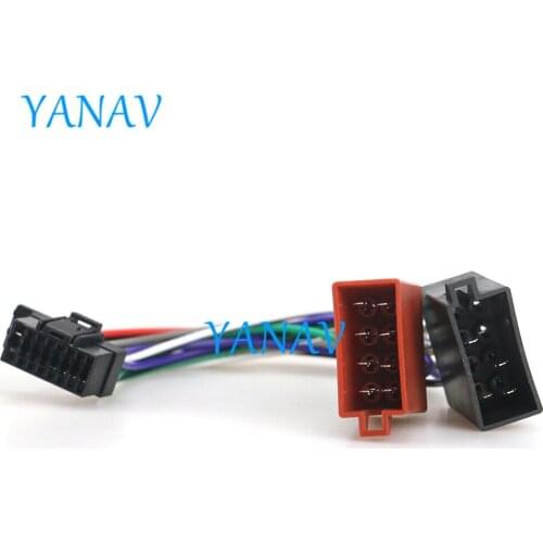 15-110 Car ISO Harness Head Cable for-SONY CDX Stereo Radio Wire Adapter Plug Wiring Connector CableCar Stereo Radio ISO Standar