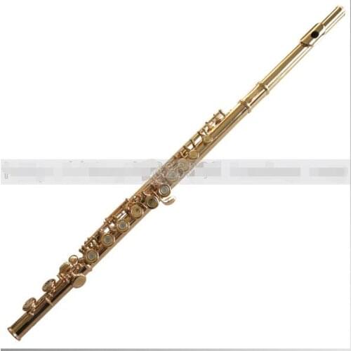 16-hole silver plated E-key flute Professional-grade open-hole dual-use flute