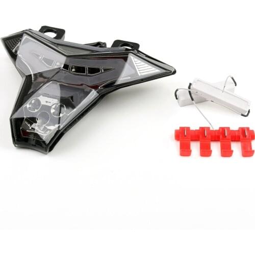 Artudatech LED Integrated Turn Signals Taillight Tail light For Kawasaki Z1000 2014 2015 Smoke