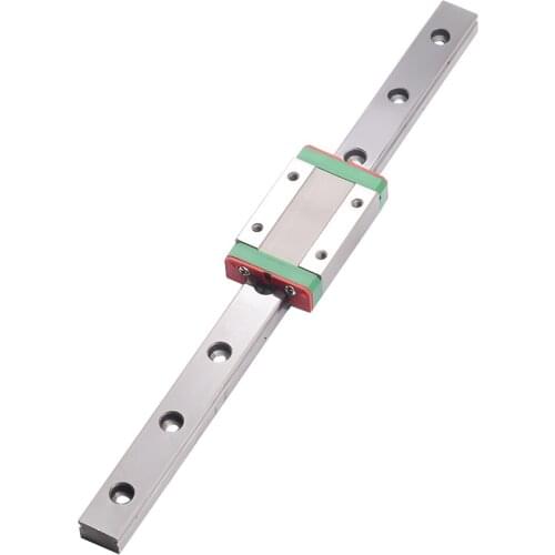 Freeshipping linear guide cnc 1set MGN9 100 200 250 300 400 500 700 800 850 miniature linear rail+2pcMGN9C block 3d printer part