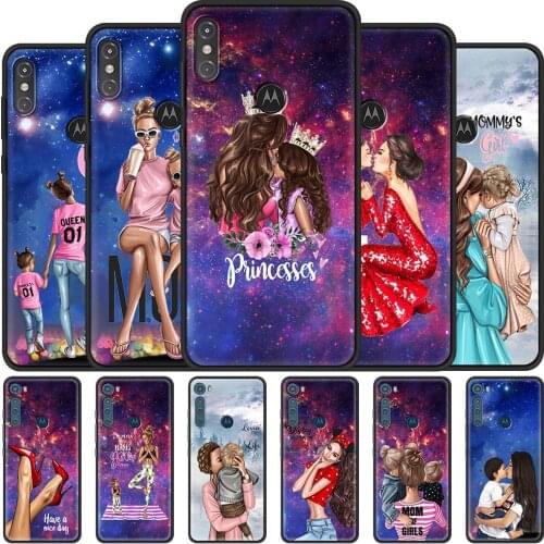 Case for Motorola Moto G9 Play One Fusion Plus G8 Power Lite Soft Shell Hype G Stylus E7 E6s Phone Cover Girl Super Mom Baby Sac