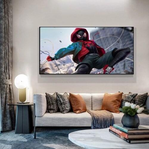 Disney Canvas Painting Marvel Superhero Spiderman Character Posters and Prints Wall Art Picture for Living Room home Decoration