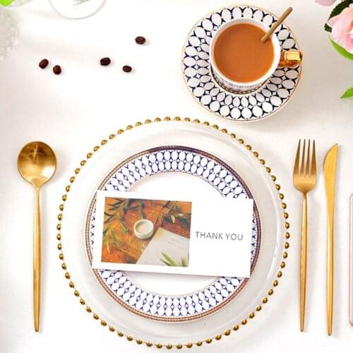 Ceramic Dinner Plate Phnom Penh Retro Color Dinner Dishes Pasta Steak Dessert Plates Porcelain