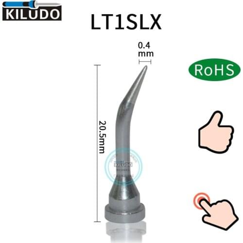 Kiludo 5pcs LT1SLX LF soldeirng for Weller WSP80 Solder 0.4mm Station Iron Tip WSD81