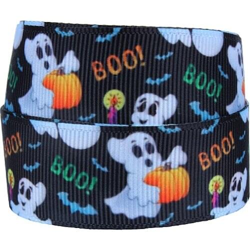 FLRA Ribbon (50 yards/lot) Wholesale cheap price Halloween grosgrain ribbons