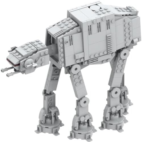 Technology building block MOC mini AT-AT walking machine DIY assembling toy gift model childrens education 4042