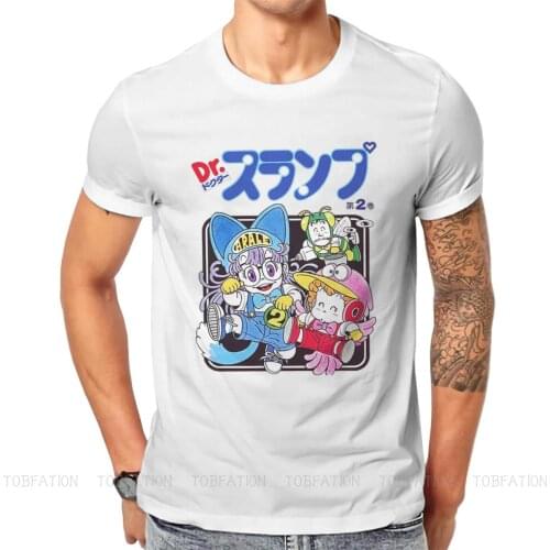 Dr Slump Norimaki Arare Cartoons Anime TShirt for Men Harajuku Basic Casual Sweatshirts T Shirt High Quality Trendy Fluffy