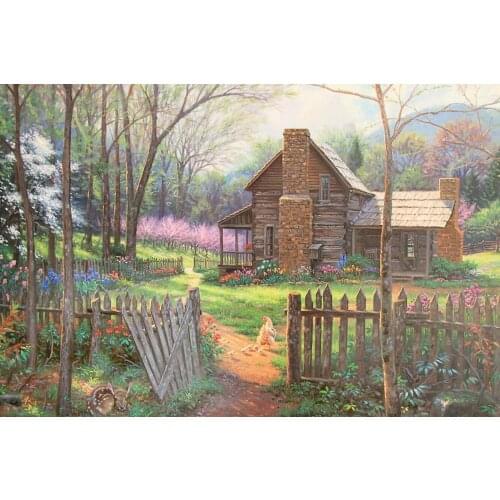 A3250 11CT/14CT/18CT/25CT/28CT night snowing patterns Counted Cross Stitch DIY Cross Stitch Kits Embroidery Needlework Sets