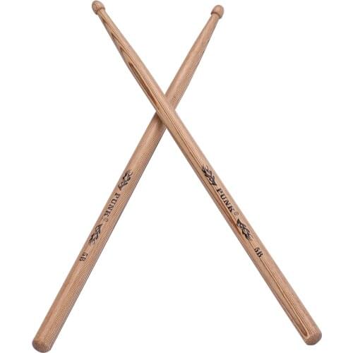 One Pair of 7A Wooden Drumsticks Drum Sticks Ash Wood Drum Set Accessories