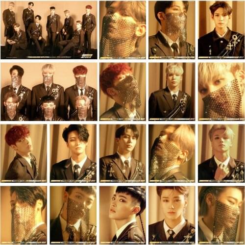 KPOP ATEEZ TREASURE EP.FIN ALL TO ACTION LOMO Card New Album Postcard Greeting Card 18pcs Small Cards Star Postcard New K-pop