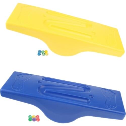 Plastic Outdoor Indoor Balance Maze Board 6 Balls Stability Stability Active Game Toy for Kids Toddlers