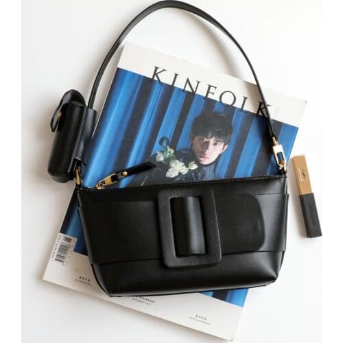 Luxury Bags for Women Fashion Small Armpit Bag Saddle pattern Cow Leather Ladies Shoulde bag