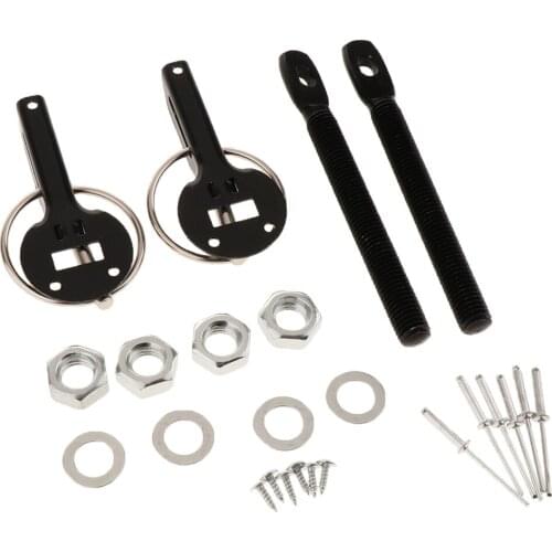 Car Bonnet Hood Lock Pin Universal Racing Hood Pins Latch Catch Set Sport Bonnet Lock For Racing Sport Car Accessories