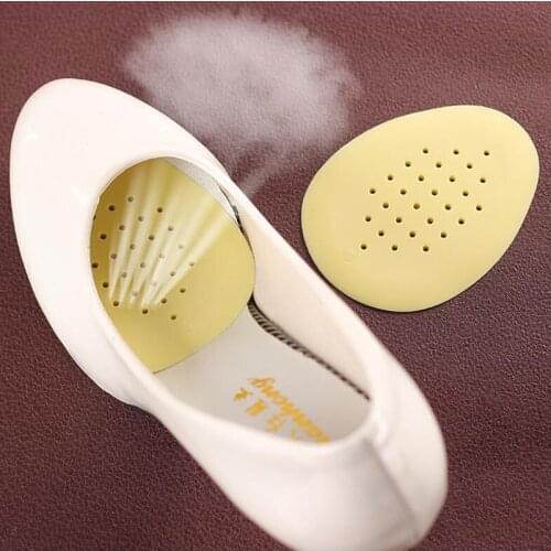 1 Pair Emulsion Punch Breathe Non-slip insole Anti-slip Forefoot Pad Half Code Pad Sneaker Casual Shoes