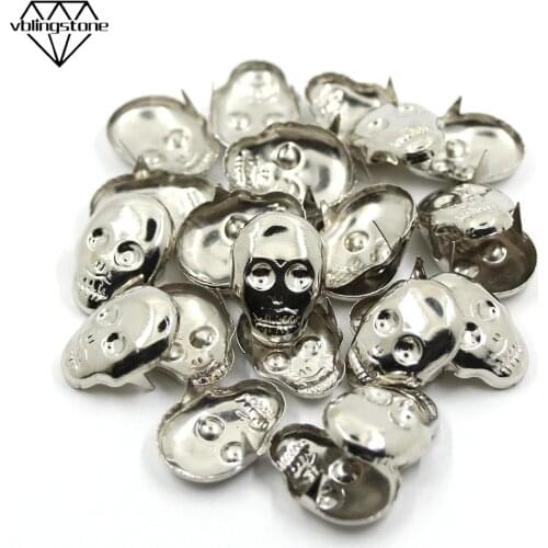 100Pcs Skull Rivet 2 Claws Metal Rivets Spikes Studs Punk Rock DIY Leather Craft Studs And Spikes For Clothes Bag Bracelet