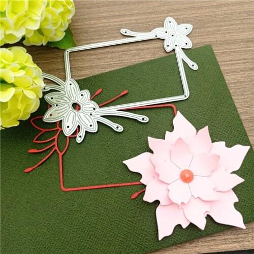 Decorative frame DIY Scrapbooking Photo Album Paper Card Craft Cute Embossing Metal Cutting Dies Stencils Scrapbooking