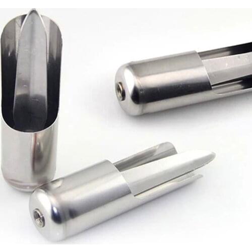 Elenxs Fishing Rod Holder Stainless Steel Ground Mount Portable Sea Lake River Fish Catching Fishing Pole Rest