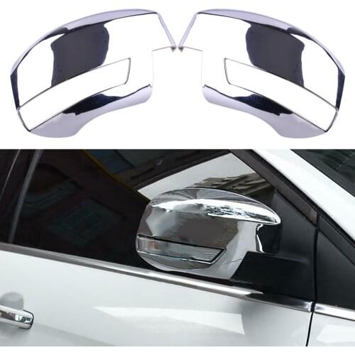 Chrome Silver 1 Pair Rearview Side Mirror Cover Trim fit for Ford Focus 2012 2013 2014 2015 2016 2017 2018 ABS Plastic